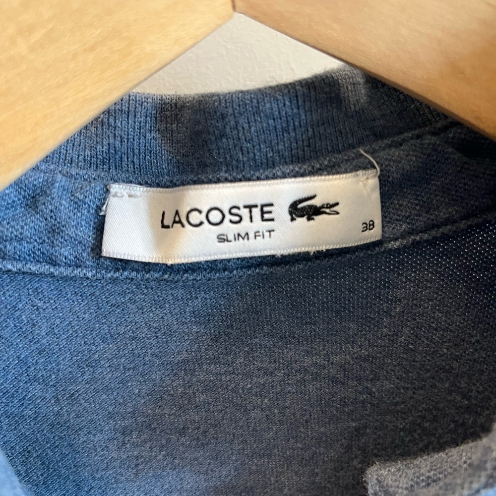 Lacoste Ladies Polo Shirt - size 38 Small, Stretch fabric, 1/2 sleeves